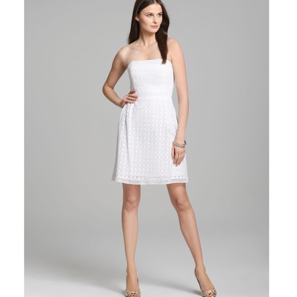 Laundry by shelli segal white dress Clearance
